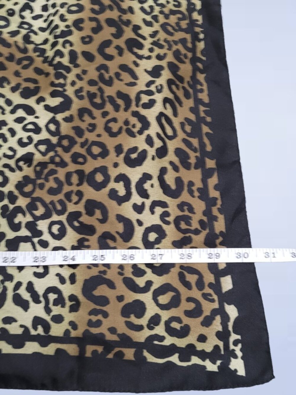 Leopard Print Polyester Scarf - Picture 4 of 5